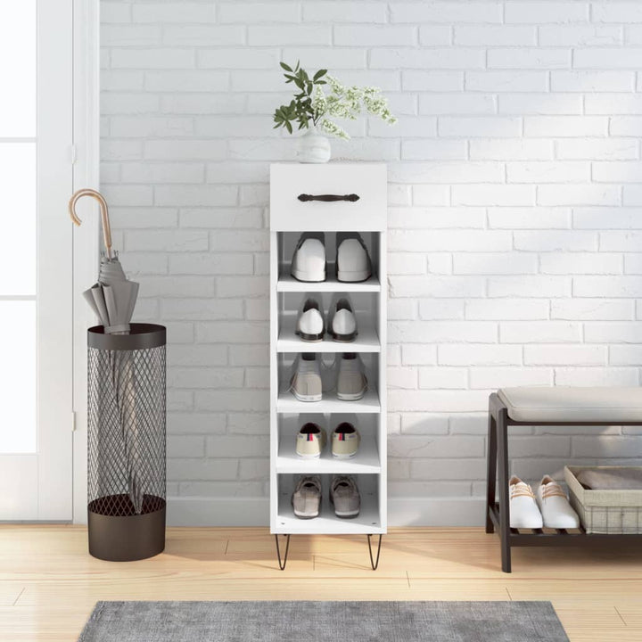 Pantofar, Gri Sonoma, 30X35X105 Cm, Lemn Compozit