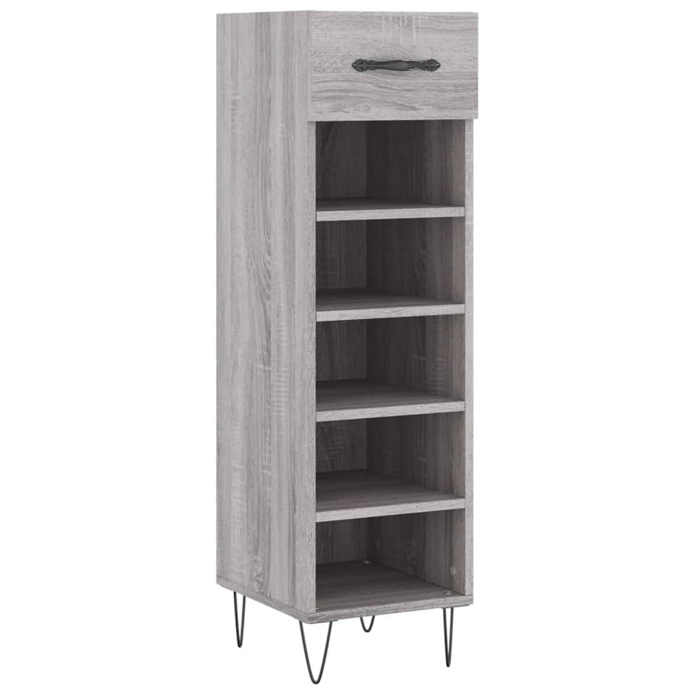 Pantofar, Gri Sonoma, 30X35X105 Cm, Lemn Compozit