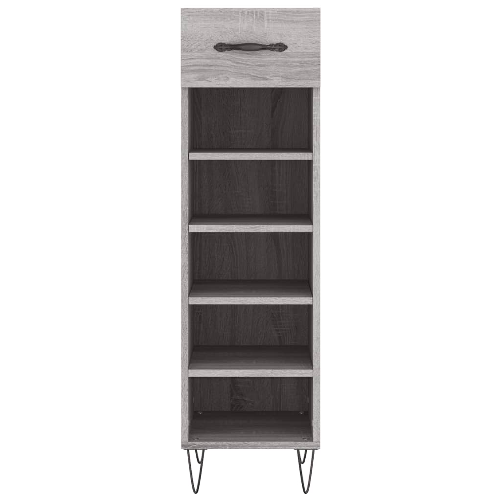 Pantofar, Gri Sonoma, 30X35X105 Cm, Lemn Compozit