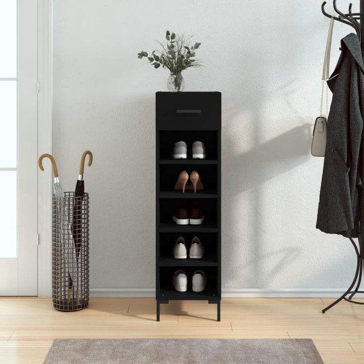 Pantofar, Alb Extralucios, 30X35X105 Cm, Lemn Prelucrat