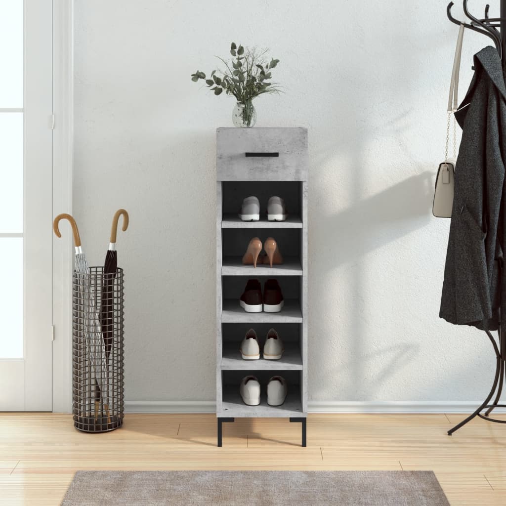 Pantofar, Alb Extralucios, 30X35X105 Cm, Lemn Prelucrat