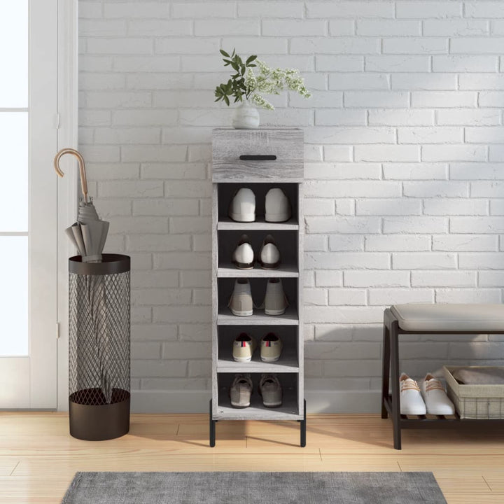 Pantofar, Alb Extralucios, 30X35X105 Cm, Lemn Prelucrat