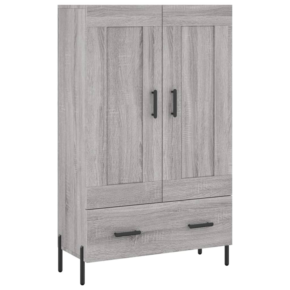 Dulap Gri Sonoma 69,5X31X115 Cm, Lemn Prelucrat