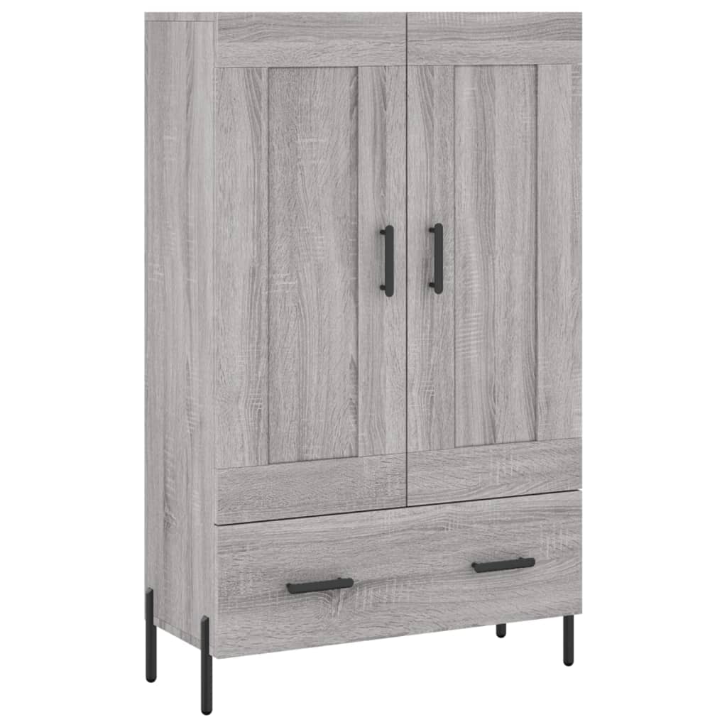 Dulap Gri Sonoma 69,5X31X115 Cm, Lemn Prelucrat