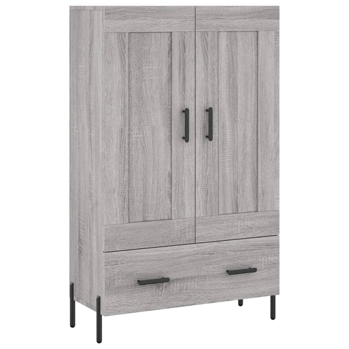 Dulap Gri Sonoma 69,5X31X115 Cm, Lemn Prelucrat
