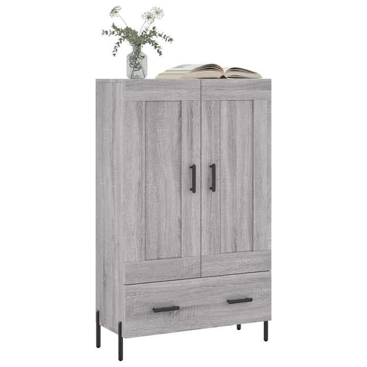 Dulap Gri Sonoma 69,5X31X115 Cm, Lemn Prelucrat
