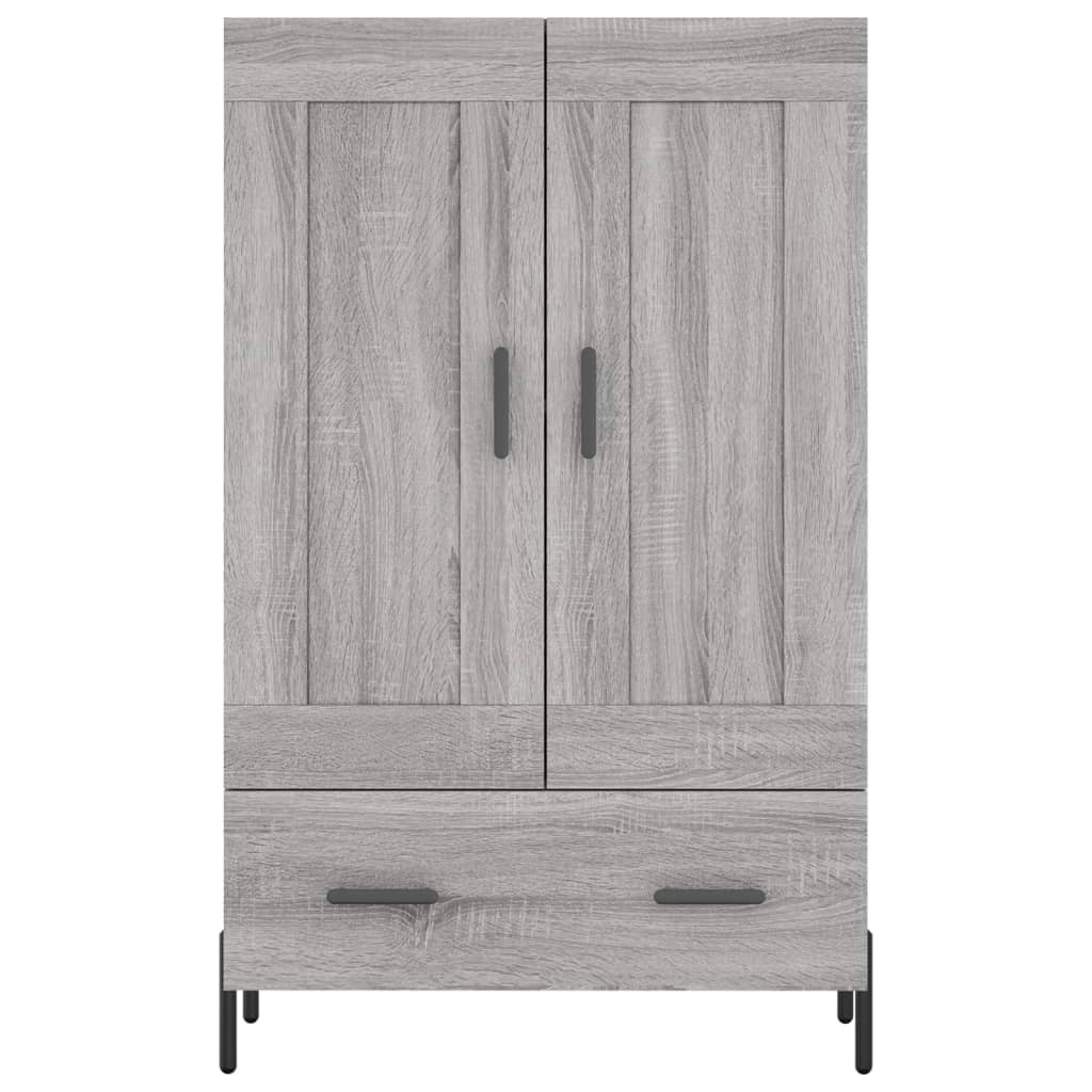 Dulap Gri Sonoma 69,5X31X115 Cm, Lemn Prelucrat