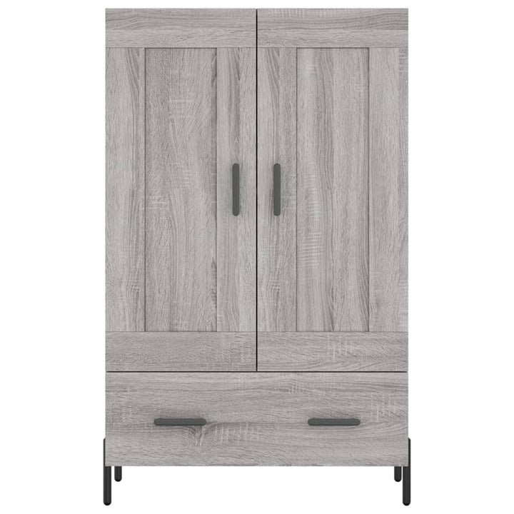 Dulap Gri Sonoma 69,5X31X115 Cm, Lemn Prelucrat