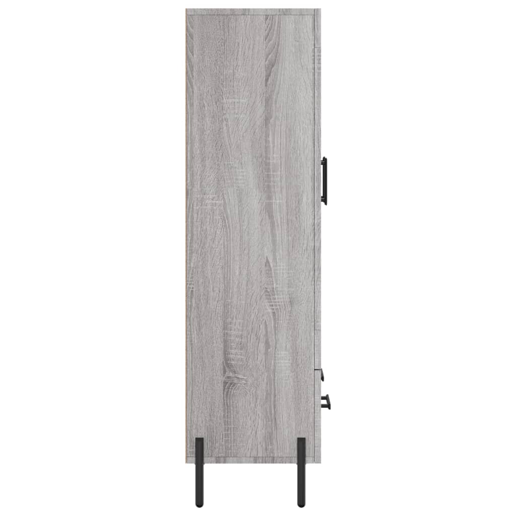 Dulap Gri Sonoma 69,5X31X115 Cm, Lemn Prelucrat