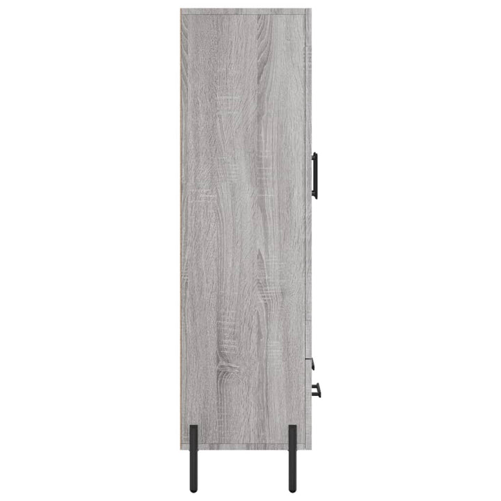 Dulap Gri Sonoma 69,5X31X115 Cm, Lemn Prelucrat