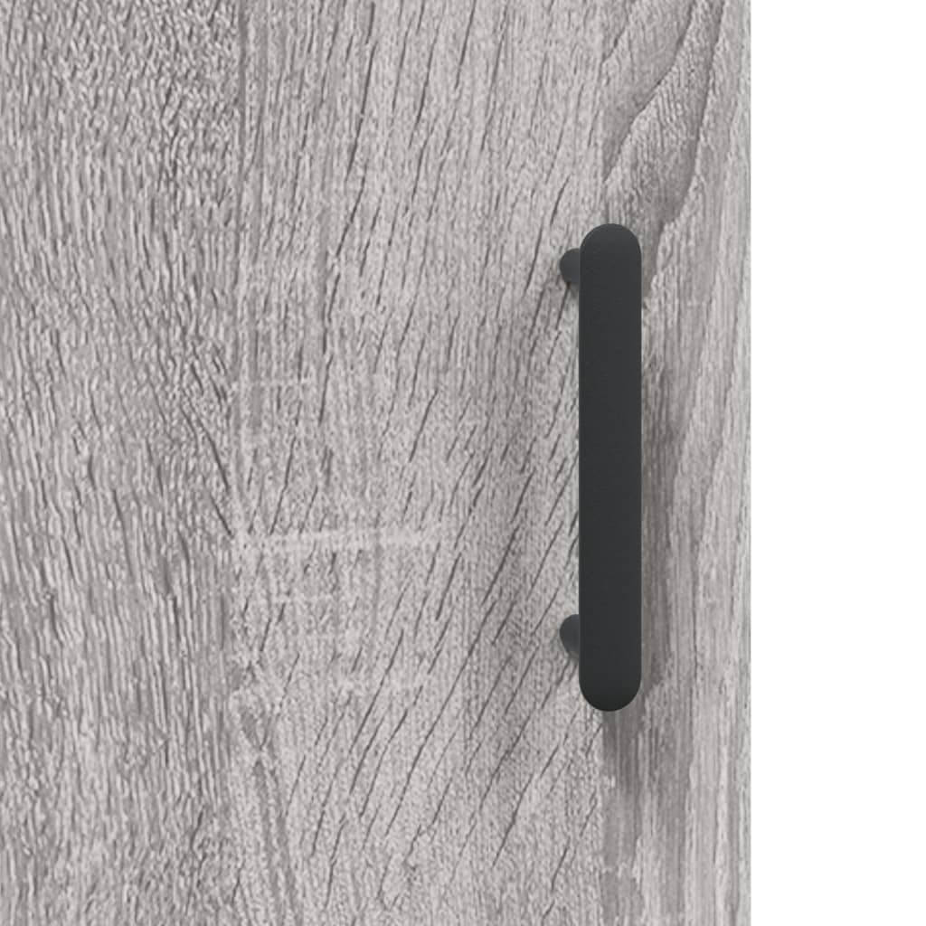 Dulap Gri Sonoma 69,5X31X115 Cm, Lemn Prelucrat