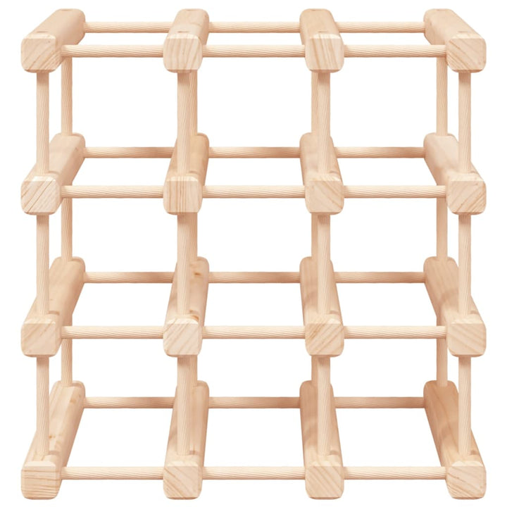 Raft De Vin Pentru 12 Sticle, 36X23X36 Cm, Lemn Masiv De Pin
