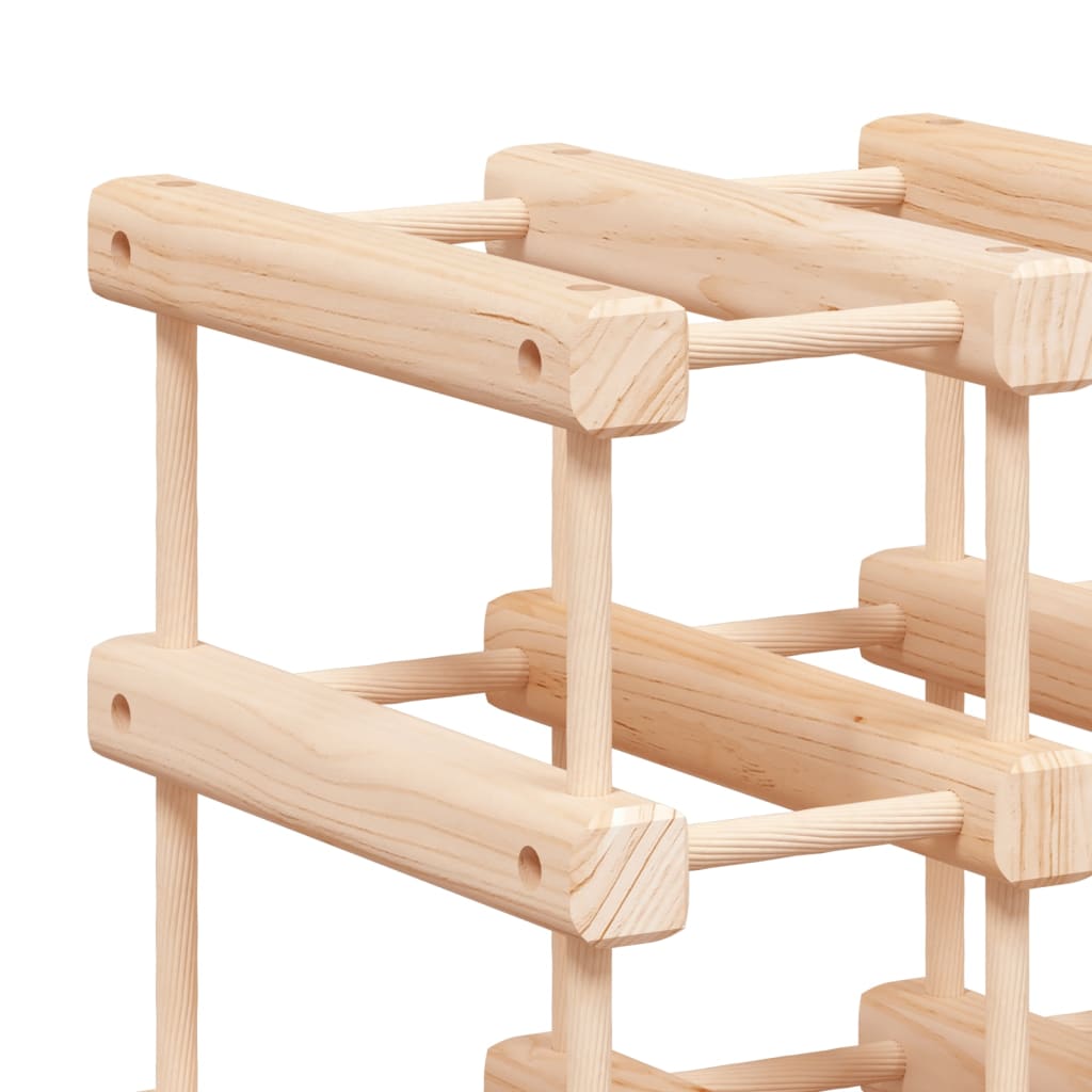 Raft De Vin Pentru 12 Sticle, 36X23X36 Cm, Lemn Masiv De Pin