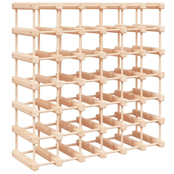 Raft De Vin Pentru 42 Sticle, 68,5X23X68,5 Cm, Lemn Masiv Pin