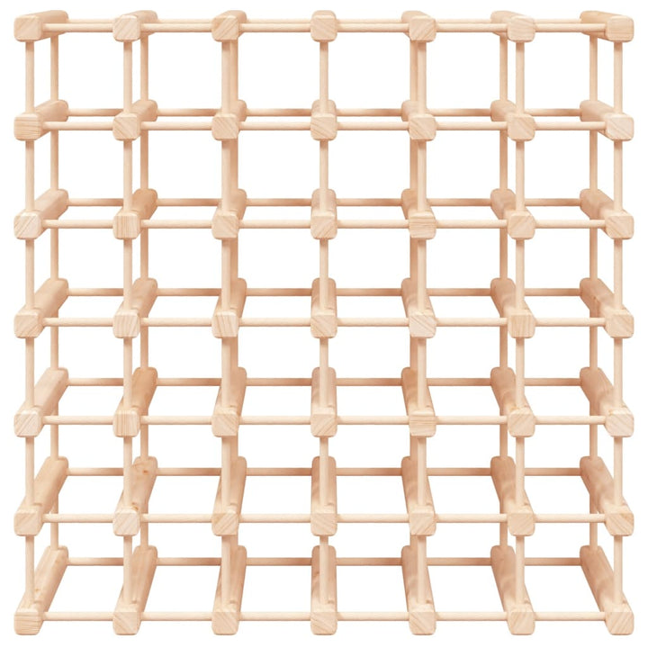 Raft De Vin Pentru 42 Sticle, 68,5X23X68,5 Cm, Lemn Masiv Pin