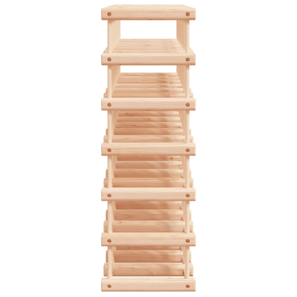 Raft De Vin Pentru 42 Sticle, 68,5X23X68,5 Cm, Lemn Masiv Pin