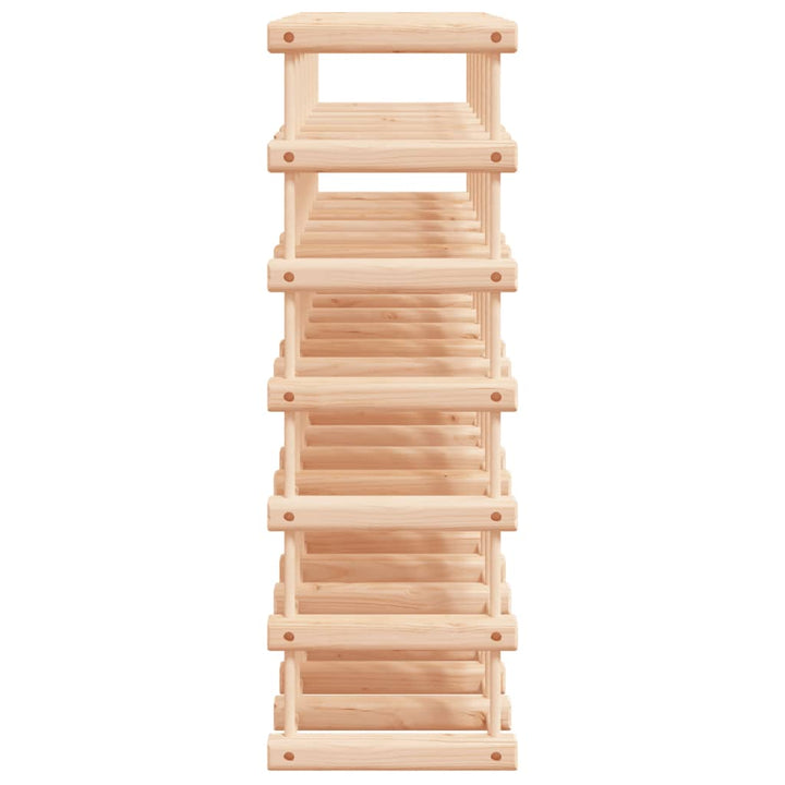 Raft De Vin Pentru 42 Sticle, 68,5X23X68,5 Cm, Lemn Masiv Pin