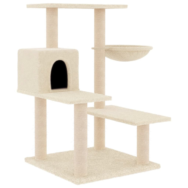 Ansamblu De Pisici Cu Stâlpi Din Funie De Sisal, , 82,5 Cm