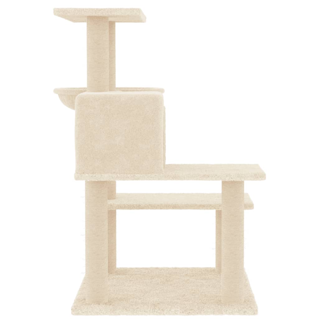 Ansamblu De Pisici Cu Stâlpi Din Funie De Sisal, , 82,5 Cm