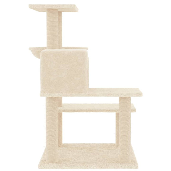 Ansamblu De Pisici Cu Stâlpi Din Funie De Sisal, , 82,5 Cm