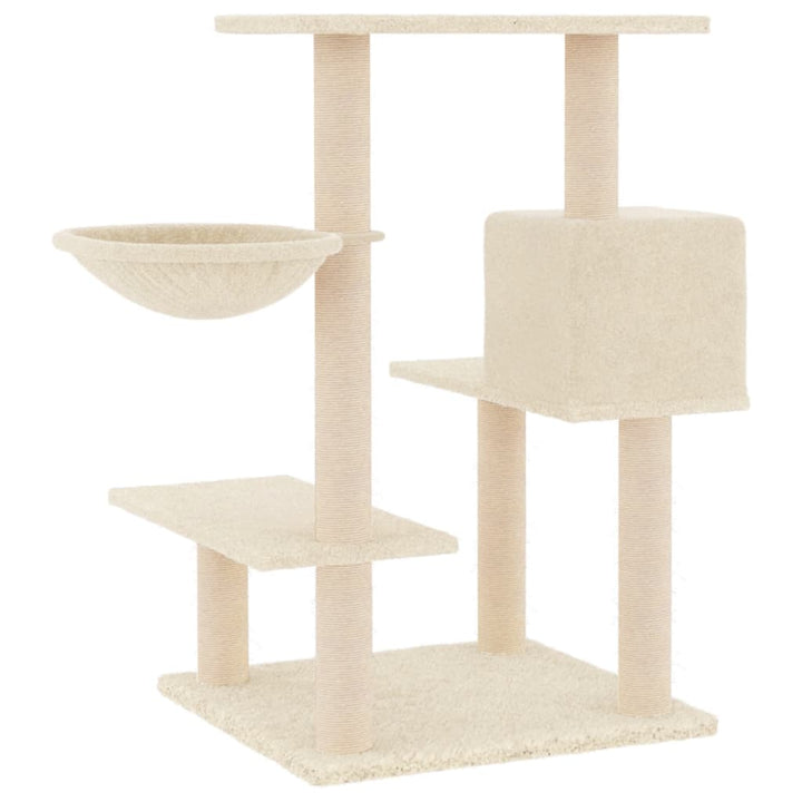 Ansamblu De Pisici Cu Stâlpi Din Funie De Sisal, , 82,5 Cm