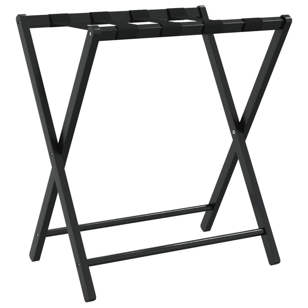 Suport Pentru Bagaje, Negru, 68,5X38X58 Cm, Bambus