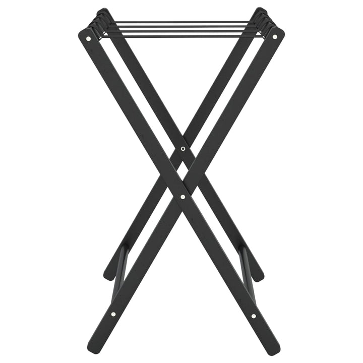 Suport Pentru Bagaje, Negru, 68,5X38X58 Cm, Bambus