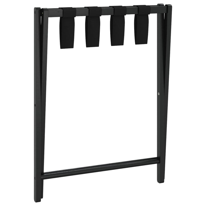 Suport Pentru Bagaje, Negru, 68,5X38X58 Cm, Bambus