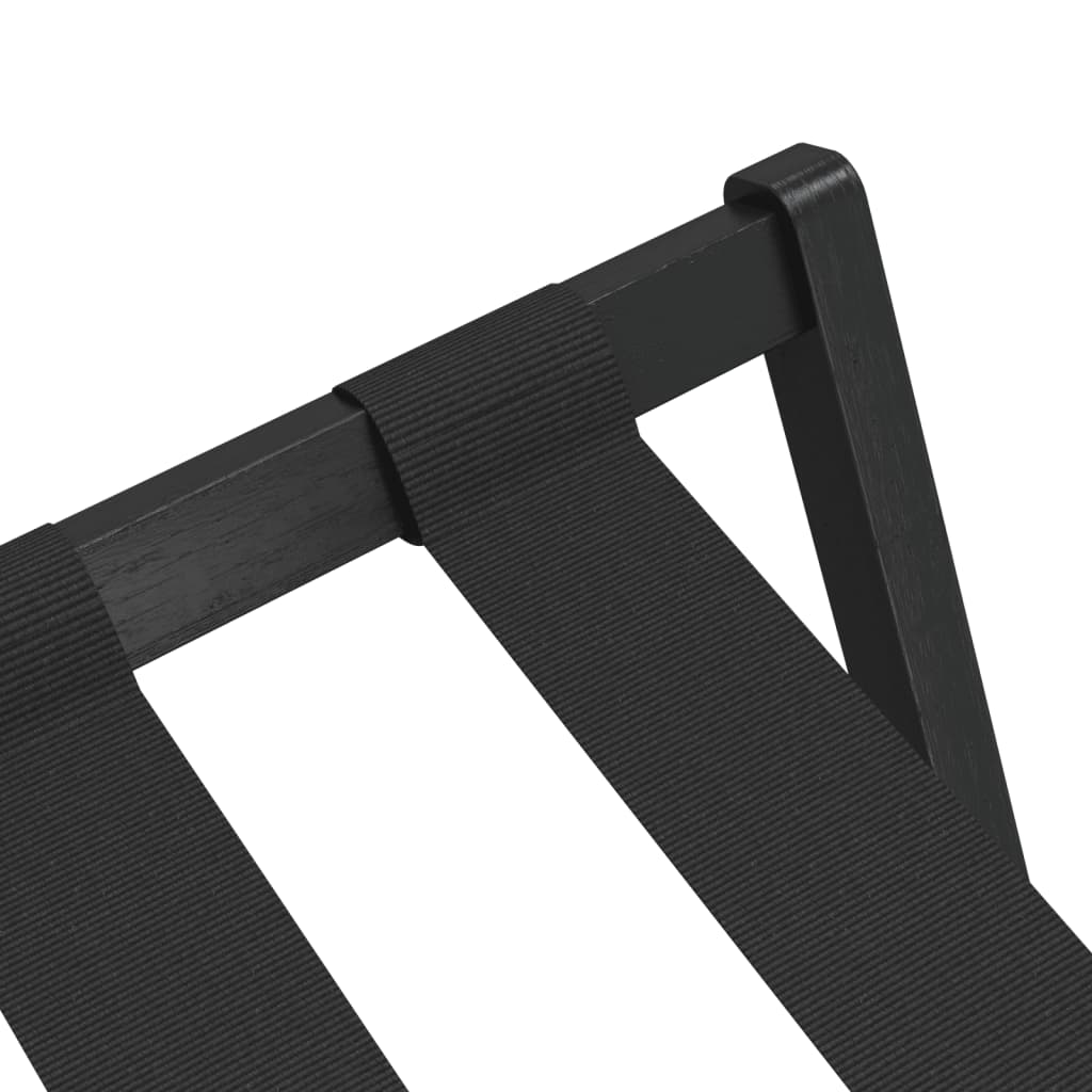 Suport Pentru Bagaje, Negru, 68,5X38X58 Cm, Bambus