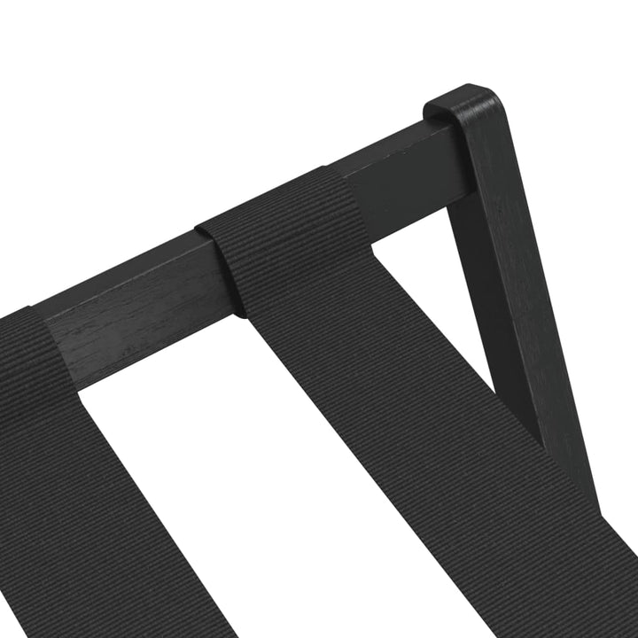 Suport Pentru Bagaje, Negru, 68,5X38X58 Cm, Bambus