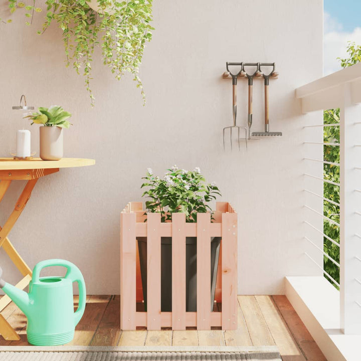Jardinieră Grădină Design Gard 30X30X30Cm Lemn De Pin Impregnat