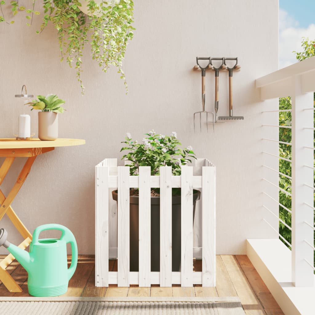 Jardinieră Grădină Design Gard 30X30X30Cm Lemn De Pin Impregnat