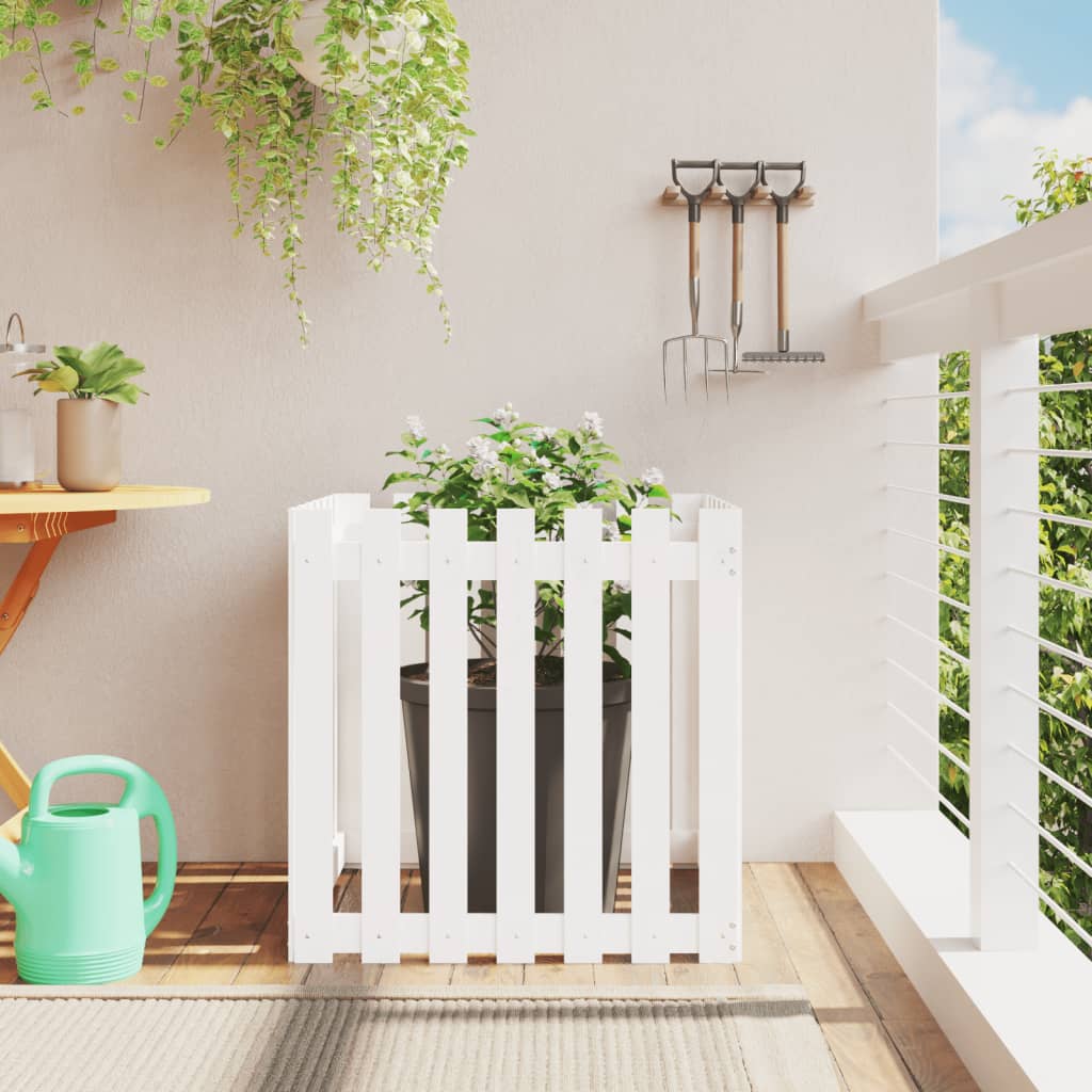 Jardinieră Grădină Design Gard 30X30X30Cm Lemn De Pin Impregnat