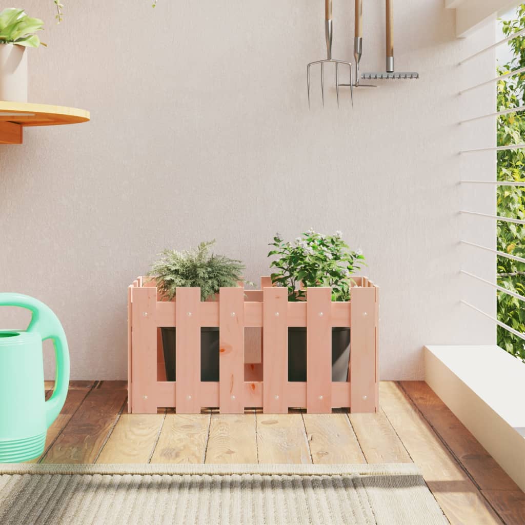 Jardinieră Grădină Design Gard 30X30X30Cm Lemn De Pin Impregnat