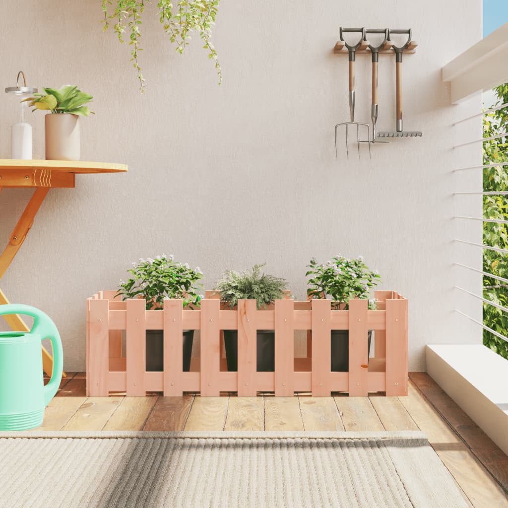 Jardinieră Grădină Design Gard 30X30X30Cm Lemn De Pin Impregnat