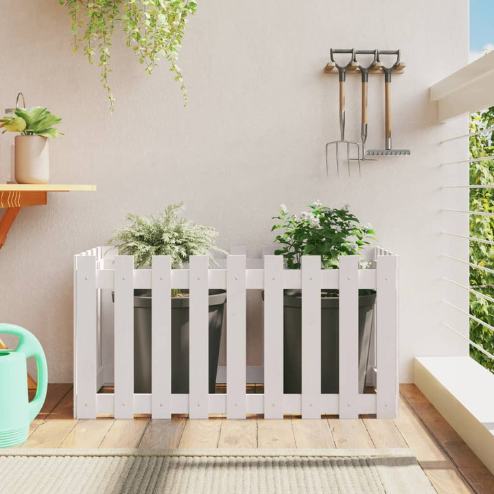 Jardinieră Grădină Design Gard 30X30X30Cm Lemn De Pin Impregnat