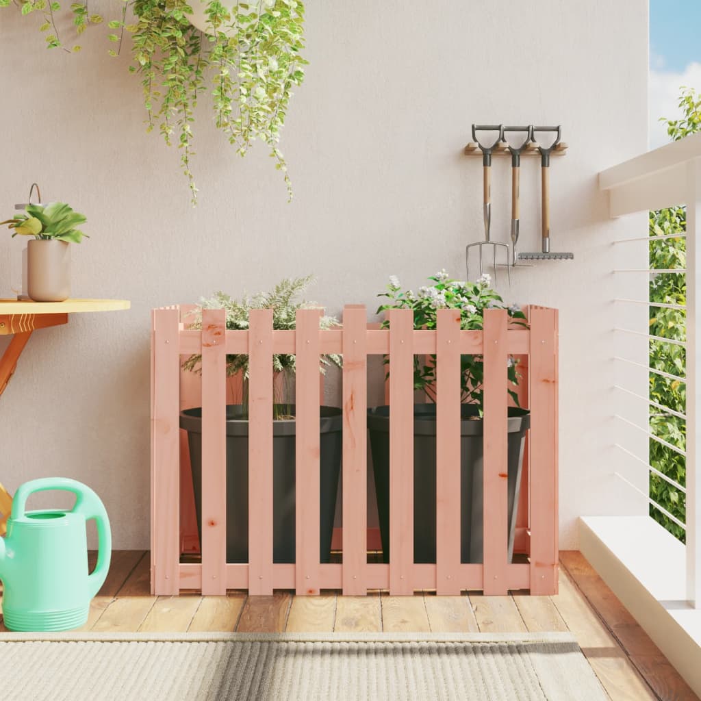 Jardinieră Grădină Design Gard 30X30X30Cm Lemn De Pin Impregnat