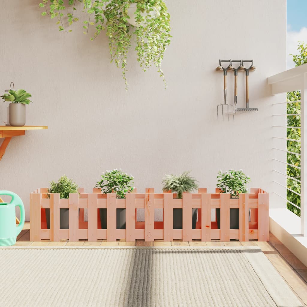 Jardinieră Grădină Design Gard 30X30X30Cm Lemn De Pin Impregnat
