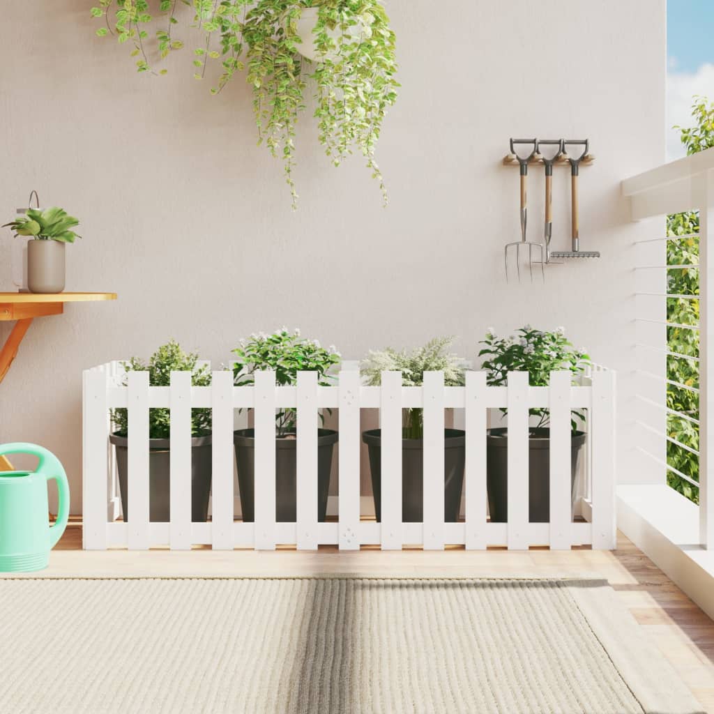 Jardinieră Grădină Design Gard 30X30X30Cm Lemn De Pin Impregnat
