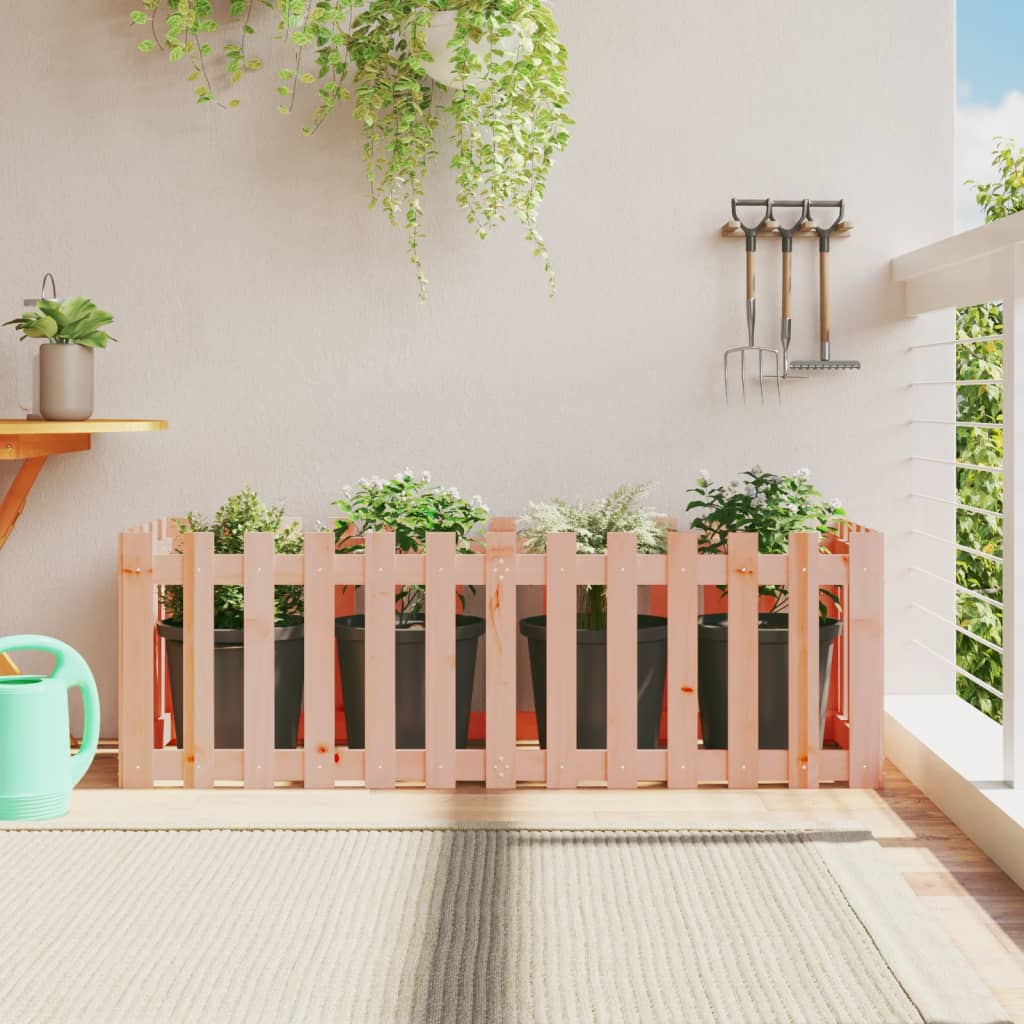 Jardinieră Grădină Design Gard 30X30X30Cm Lemn De Pin Impregnat