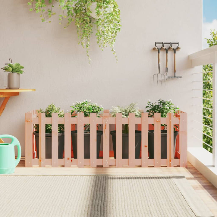 Jardinieră Grădină Design Gard 30X30X30Cm Lemn De Pin Impregnat