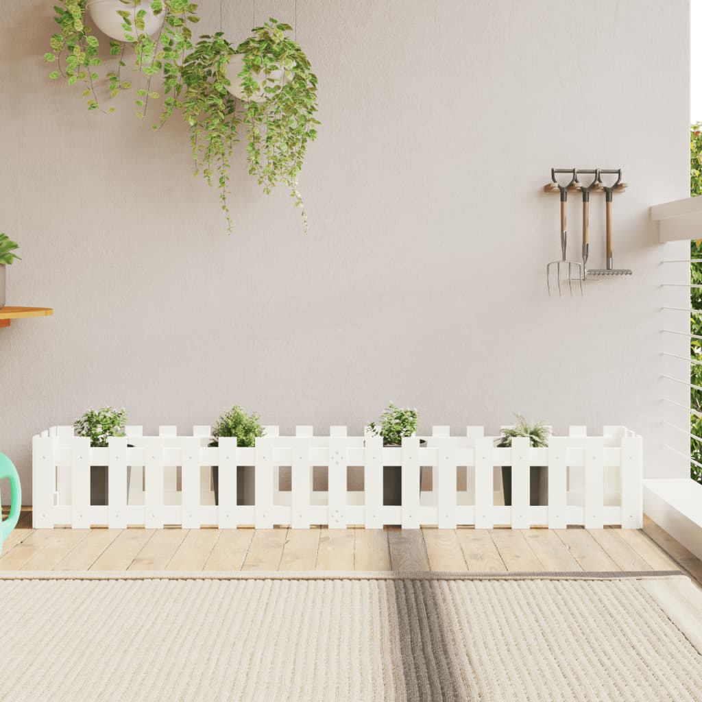 Jardinieră Grădină Design Gard 30X30X30Cm Lemn De Pin Impregnat