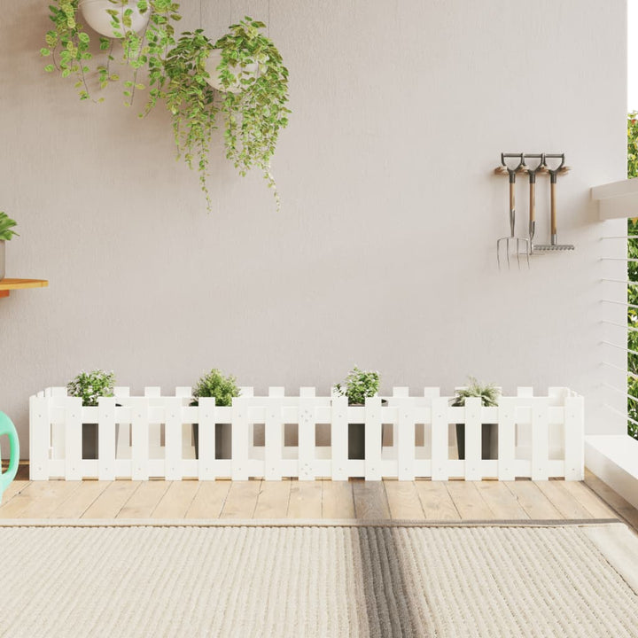 Jardinieră Grădină Design Gard 30X30X30Cm Lemn De Pin Impregnat