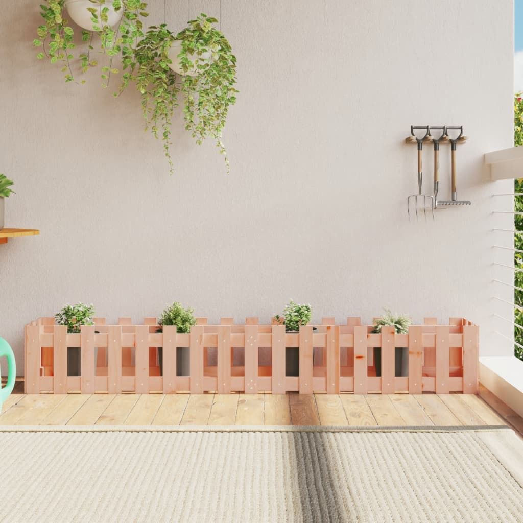 Jardinieră Grădină Design Gard 30X30X30Cm Lemn De Pin Impregnat