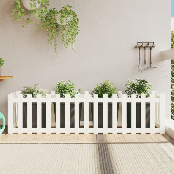 Jardinieră Grădină Design Gard 30X30X30Cm Lemn De Pin Impregnat