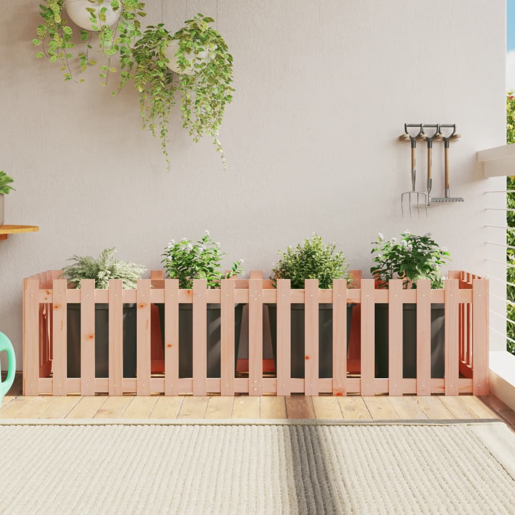 Jardinieră Grădină Design Gard 30X30X30Cm Lemn De Pin Impregnat
