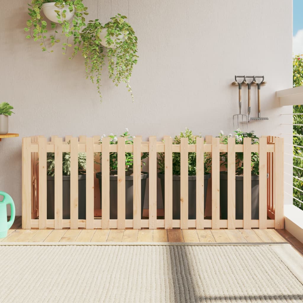 Jardinieră Grădină Design Gard 30X30X30Cm Lemn De Pin Impregnat