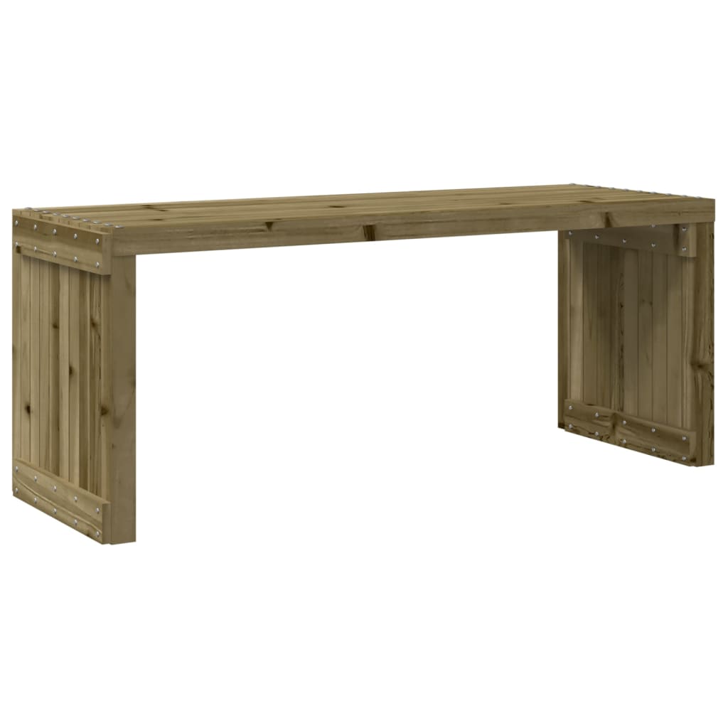 Bancă De Grădină Extensibilă, 212,5X40,5X45 Cm, Lemn Pin Tratat