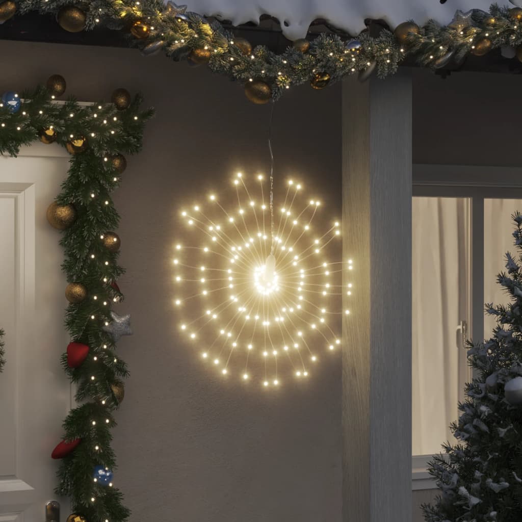 Lumini Stelare De Crăciun 140 Led-Uri, 4 Buc., , 17 Cm