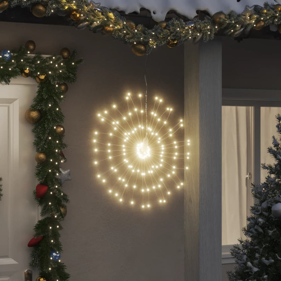 Lumini Stelare De Crăciun 140 Led-Uri, 4 Buc., , 17 Cm